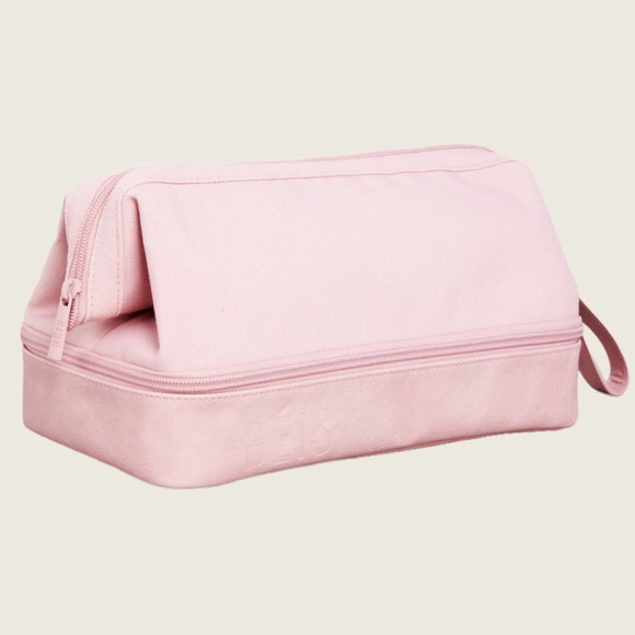 BEIS Bags Beis Dopp Kit Atlas Pink Cosmetic Bag Travel Makeup Organizer Limited Edition
